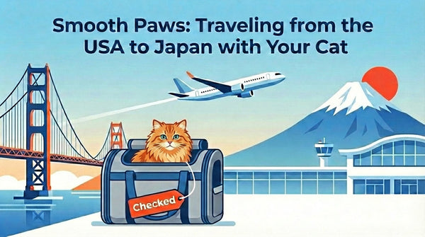 アメリカから猫と一緒に日本に行く方法----まずは事前の注意点