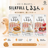 SILKFULL 犬用しるるんピューレ【3種類お試しセット】シルクフル 腎臓ケア成分カラダシルク配合 低糖質 水分補給 ペースト 国産素材